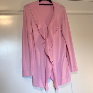 Cotton candy pink Lilly Pulitzer long cardigan